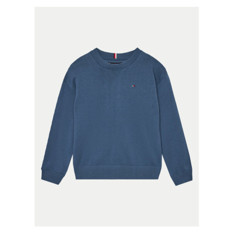 Tommy Hilfiger Sveter Essential KB0KB09296 Modrá Regular Fit