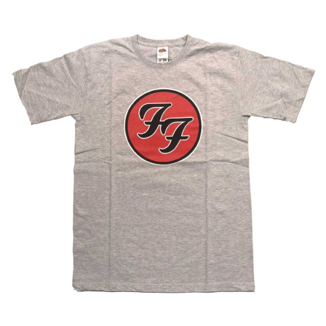 Foo Fighters tričko FF Logo Šedá