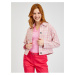 Orsay Pink Ladies Plaid Jacket - Ladies