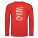 Loap Allonzo Pánske tričko s dlhým rukávom CLM2258 Červená
