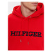 Tommy Hilfiger Mikina Monotype Embro MW0MW33062 Červená Regular Fit