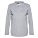 Trendyol Gray Melange Polo Neck Knitted Tunic