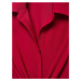 MANGO Košeľové šaty 'SANSE'  červená