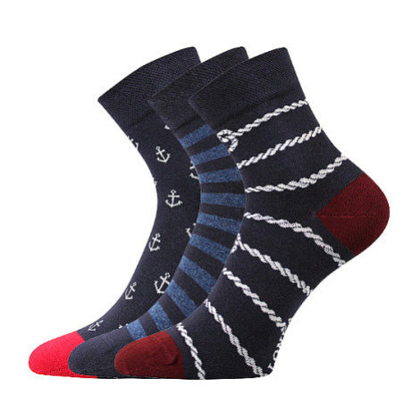 Lonka Dedot Unisex trendy ponožky - 3 páry BM000001792100100275 mix E