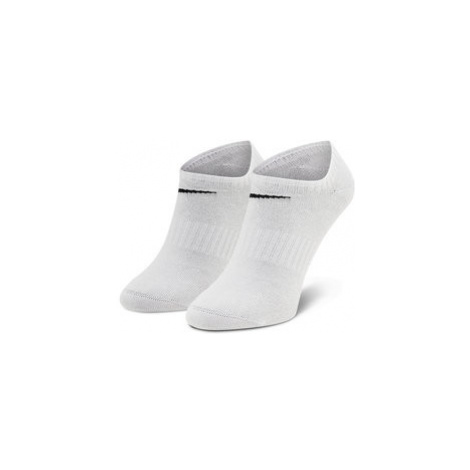Nike Súprava 3 párov krátkych pánskych ponožiek SX7678 100 Biela