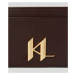Púzdro Na Platobné Karty Karl Lagerfeld K/Saddle Ch Hnedá