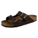 BIRKENSTOCK Šľapky 'Arizona'  tmavohnedá