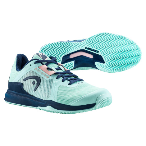 Head Sprint Team 3.5 Clay Aqua/Dark Blue EUR 41 Women's Tennis Shoes