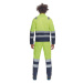 Cerva Valencia Pánska HI-VIS pracovná bunda 03510010 žltá/navy