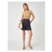 Koton Wide Leg Shorts with Pockets