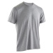 Priedušné pánske tričko 100 na fitness sivé