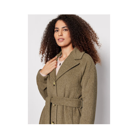 Selected Femme Vlnený kabát Milan 16079496 Hnedá Regular Fit