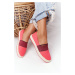 Espadrilles On A Braided Sole Big Star Red 37