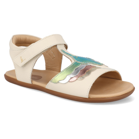 Barefoot detské sandále Tip Toey Joey - Hummingbird tapioca boreal white dream krémové