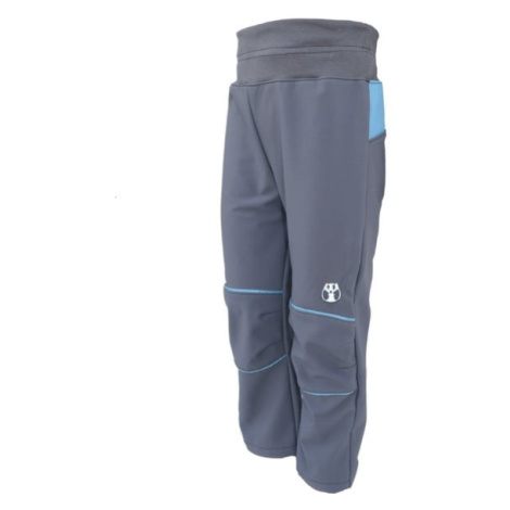 Softshell pants - tm. gray - blue