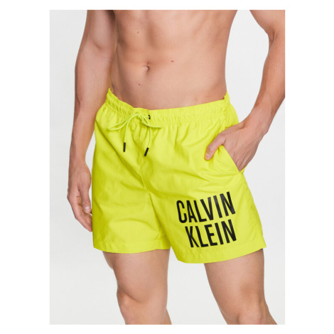 Calvin Klein Swimwear Plavecké šortky KM0KM00794 Žltá Regular Fit