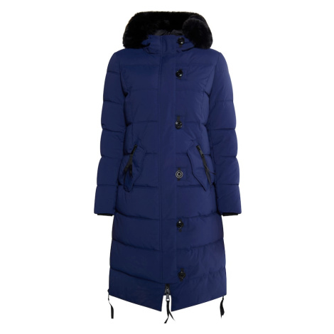 MYMO Zimný kabát  námornícka modrá / čierna