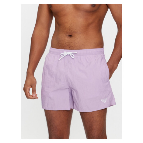 Emporio Armani Underwear Plavecké šortky 211756 4R422 08990 Fialová Regular Fit
