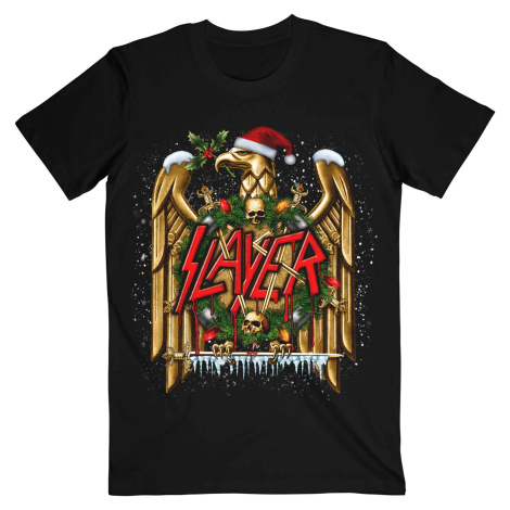 Slayer tričko Holiday Eagle Čierna