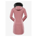 Ružový dámsky softshellový kabát s kapucňou ALPINE PRE IBORA