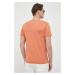 Bavlnené tričko Pepe Jeans Richme oranžová farba, s potlačou
