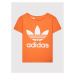 Adidas Tričko adicolor Trefoil HK2907 Oranžová Regular Fit