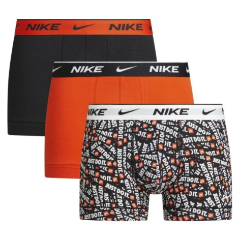 Nike EDAY COTTON STRETCH Pánske boxerky, oranžová, veľkosť