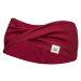 Cotton DOKE headband with cross burgundy