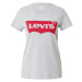 LEVI'S ® Tričko 'The Perfect Tee'  sivá melírovaná / červená