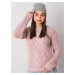 RUE PARIS Grey knitted beanie