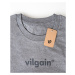 Vilgain Logotype Tee – Grey melange