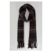 DEFACTO Men's Plaid Patterned Woven Scarf