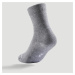 Detské športové ponožky RS 160 vysoké 3 páry sivo-čierne