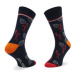 Jack&Jones Súprava 5 párov vysokých pánskych ponožiek Jacneon Tropical Sock 5-Pack 12205282 Tmav