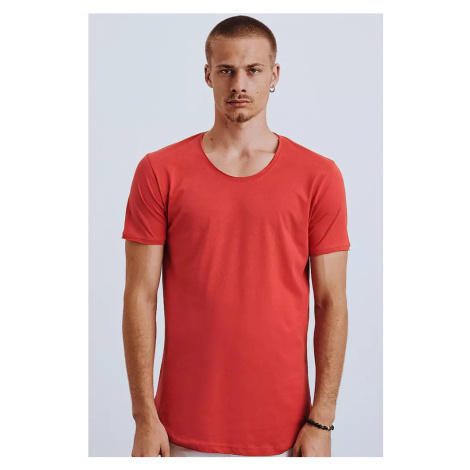 Červené pánske tričko Dstreet