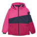 Dievčenská lyžiarska bunda COLOR KIDS Ski Jacket - Colorblock, fuchsia purple