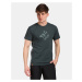 Men's cotton T-shirt Kilpi DISCOVER-M Dark green