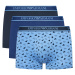 Emporio Armani EA7  3 PACK TRUNK 112130 4F717  Boxerky Modrá