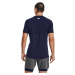 Tričko Under Armour Hg Armour Fitted Ss Midnight Navy