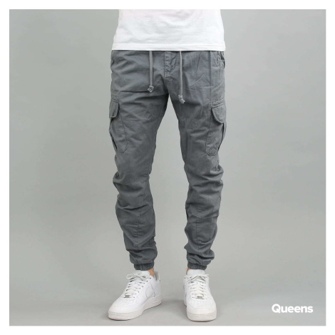 Kalhoty Urban Classics Cargo Jogging Pants Grey