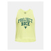 Žlté dievčenské tielko Under Armour Project Rock Girls Graphic Tank