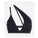 Plavky Karl Lagerfeld Karl Dna Sign One Shoulder Top Black