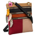 Farebná kožená crossbody kabelka 1718-SKL