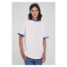 Oversized Ringer T-shirt white/royal