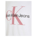 Biele detské tričko Calvin Klein Jeans