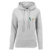 Damen Ladies Kicks Love EMB Hoody Gray