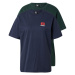 Hummel Funkčné tričko 'Graham'  námornícka modrá / tmavozelená / červená / biela