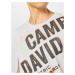 CAMP DAVID Tričko  biela
