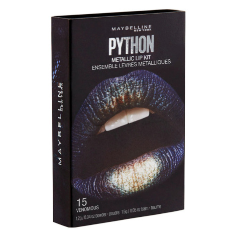 Maybelline New York  Python Metallic Lipstick Kit - 15 Venomous  Paletky pre líčenie očí Other