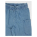 Modré dievčenské nohavice s vreckami GAP